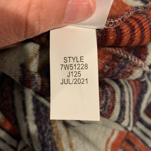 Lucky Brand Aztec Drape Cardigan Large NWT - Picture 8 of 8